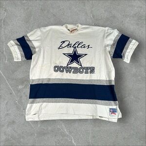 Vintage Dallas Cowboys‎ Shirt Mens XL White 90s NFL Nutmeg Mills Sportswear USA